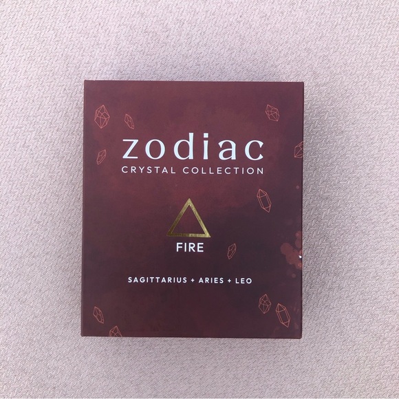 Zodiac Crystal Collection FIRE 6 Stones/Crystals & Carrying Bag by Shoppe Geo - Picture 2 of 9